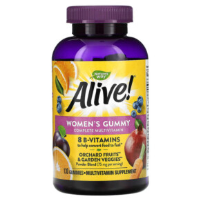 Nature's Way Alive! Women's Gummy Complete Multivitamin Mixed Berry 130 Gummies 033674115367