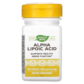 Nature's Way Alpha Lipoic Acid 600 mg 60 Capsules 033674451816