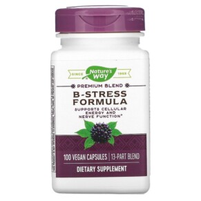 Nature's Way B-Stress Formula 100 Vegan Capsules 033674406311