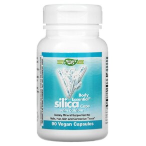 Nature's Way Body Essential Silica Caps with Calcium 90 Vegan Capsules 020065600052