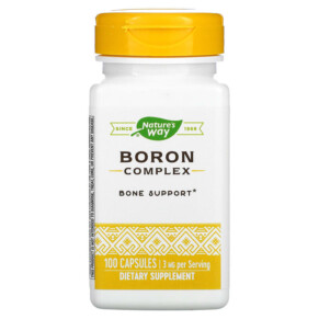 Nature's Way Boron Complex 3 mg 100 Capsules 033674411018