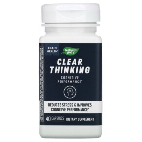 Nature's Way Brain Health Clear Thinking 40 Capsules 033674136904