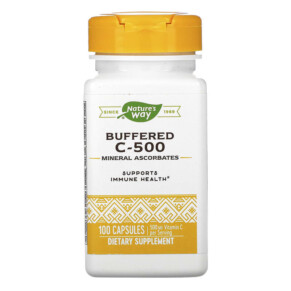 Nature's Way Buffered C-500 500 mg 100 Capsules 033674403204
