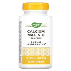 Nature's Way Calcium Mag & D Complex 250 Capsules 033674414217