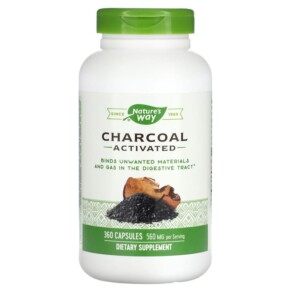 Nature's Way Charcoal Activated 280 mg 360 Capsules 033674119501