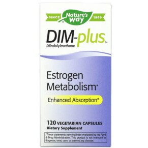 Nature's Way DIM-plus Estrogen Metabolism 120 Vegetarian Capsules 033674148501