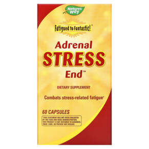 Nature's Way Fatigued to Fantastic! Adrenal Stress End 60 Capsules 763948040353