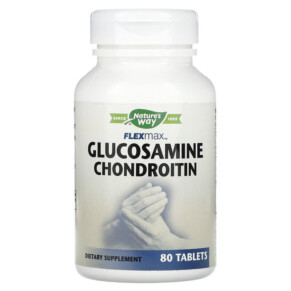 Nature's Way FlexMax Glucosamine Chondroitin 80 Tablets 033674141915