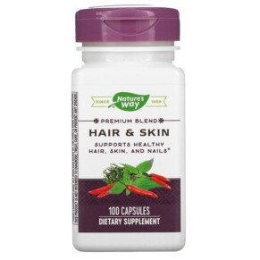 Nature's Way Hair & Skin 100 Capsules 033674792407