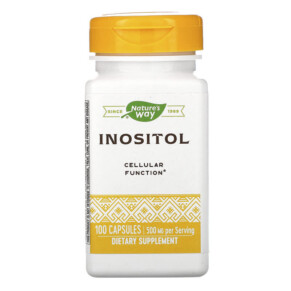 Nature's Way Inositol 500 mg 100 Capsules 033674404614