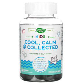 Nature's Way Kids Cool Calm & Collected Ages 8 + Grape 40 Gummies 033674133699