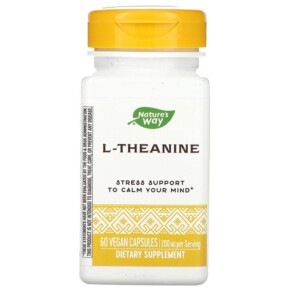 Nature's Way L-Theanine 100 mg 60 Veg Capsules 763948095568