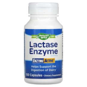 Nature's Way Lactase Enzyme Formula 100 Capsules 033674471104