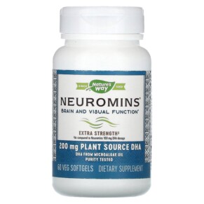 Nature's Way Neuromins 200 mg 60 Veg Softgels 033674154397
