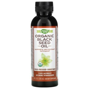 Nature's Way Organic Black Seed Oil 8 fl oz (236 ml) 033674123225