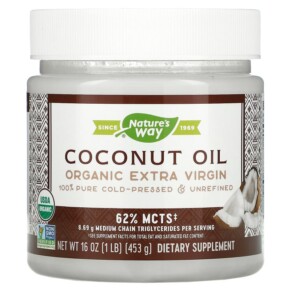Nature's Way Organic Coconut Oil Extra Virgin 16 oz (453 g) 033674156735