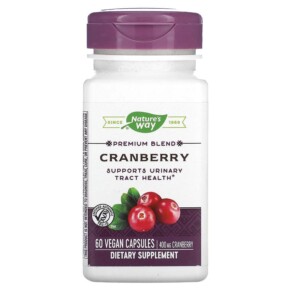 Nature's Way Premium Blend Cranberry 400 mg 60 Vegan Capsules 033674151341