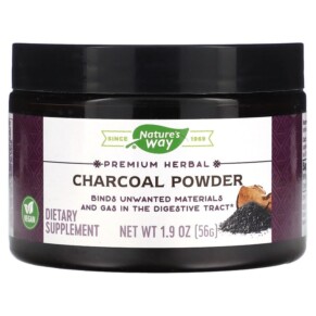 Nature's Way Premium Herbal Charcoal Powder 1.9 oz (56 g) 033674121139
