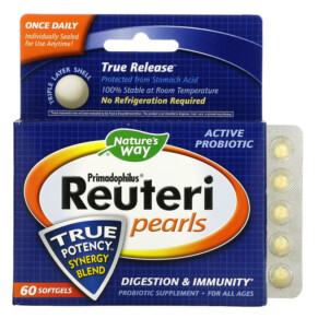 Nature's Way Primadophilus Reuteri Pearls 60 Softgels 033674157701