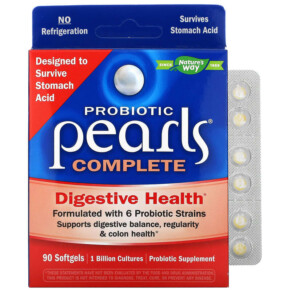 Nature's Way Probiotic Pearls Complete 90 Softgels 763948043699
