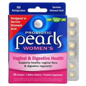 Nature's Way Probiotic Pearls Women's Vaginal & Digestive Health 30 Softgels 763948042135