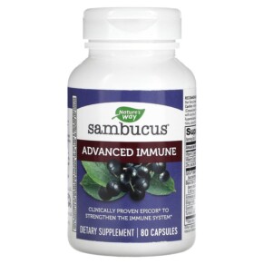 Nature's Way Sambucus Advanced Immune 80 Capsules 033674140406