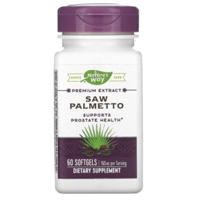 Nature's Way Saw Palmetto 160 mg 60 Softgels 033674628003