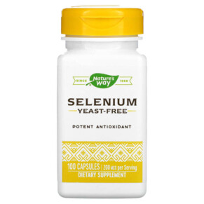 Nature's Way Selenium 200 mcg 100 Capsules 033674410813