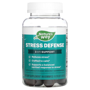 Nature's Way Stress Defense Raspberry 90 Gummies 033674139905