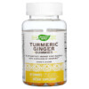 Nature's Way Turmeric Ginger Gummies Mango 130 mg 60 Gummies 033674137512
