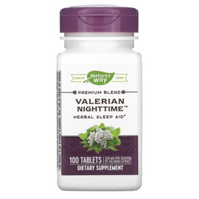 Nature's Way Valerian Nighttime 100 Tablets 033674066409