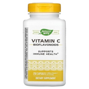 Nature's Way Vitamin C Bioflavonoids 1.000 mg 250 Capsules 033674403310
