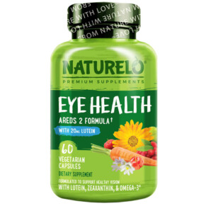 NATURELO Eye Health Areds 2 Formula 60 Vegetarian Capsules 628110628404