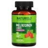 NATURELO Melatonin Gummies Strawberry 90 Vegetarian Gummies 628110628626