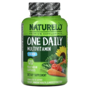 NATURELO One Daily Multivitamin for Men 120 Vegetarian Capsules 628110628015