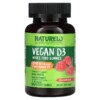 NATURELO Vegan D3 Whole Food Gummies Strawberry 1.000 IU (25 mcg) 60 Vegan Friendly Gummies 628110628763