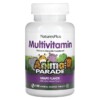 NaturesPlus Animal Parade Children's Chewable Multivitamin Supplement Grape 180 Animal-Shaped Tablets 097467299863