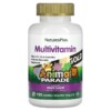 NaturesPlus Animal Parade Gold Children's Multivitamin Chewable Supplement Grape 120 Animal-Shaped Tablets 097467299344