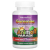 NaturesPlus Animal Parade Gummies Children's Multivitamin Assorted Flavors 75 Animal-Shaped Gummies 097467299610