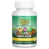 NaturesPlus Animal Parade Tummy Zyme Tropical Fruit 90 Animal-Shaped Tablets 097467299474