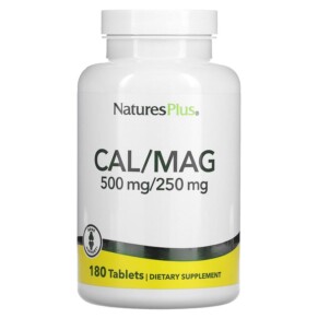 NaturesPlus Cal/Mag 500 mg/250 mg 180 Tablets 097467033641