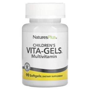 NaturesPlus Children's Vita-Gels Multivitamin Natural Orange 90 Softgels 097467029989