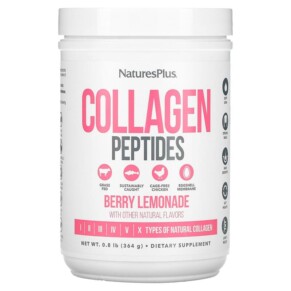 NaturesPlus Collagen Peptides Berry Lemonade 0.8 lbs (364 g) 097467459694