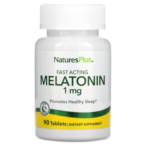 NaturesPlus Fast Acting Melatonin 1 mg 90 Tablets 097467476240