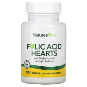 NaturesPlus Folic Acid Hearts 90 Tablets 097467017917