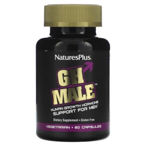 NaturesPlus GH Male Human Growth Hormone Support for Men 60 Vegetarian Capsules 097467487185