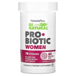 NaturesPlus GI Natural Probiotic Women 60 Billion CFU 30 Capsules 097467439061