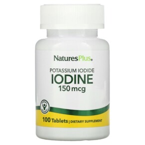 NaturesPlus Iodine Potassium Iodide 150 mcg 100 Tablets 097467033719