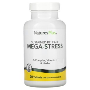NaturesPlus Mega-Stress Sustained Release 90 Tablets 097467012615