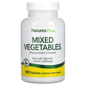 NaturesPlus Mixed Vegetables 180 Tablets 097467037786